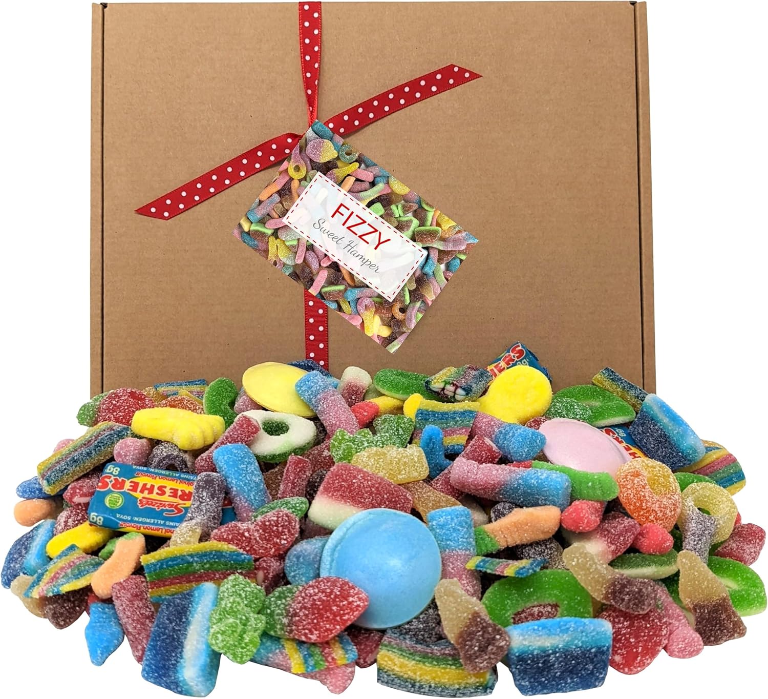 Fizzy Sweet Letterbox Gift Large - Perfect Fizzy & Sour Pick & Mix Hamper for Birthday, Easter, Christmas, Thank You...