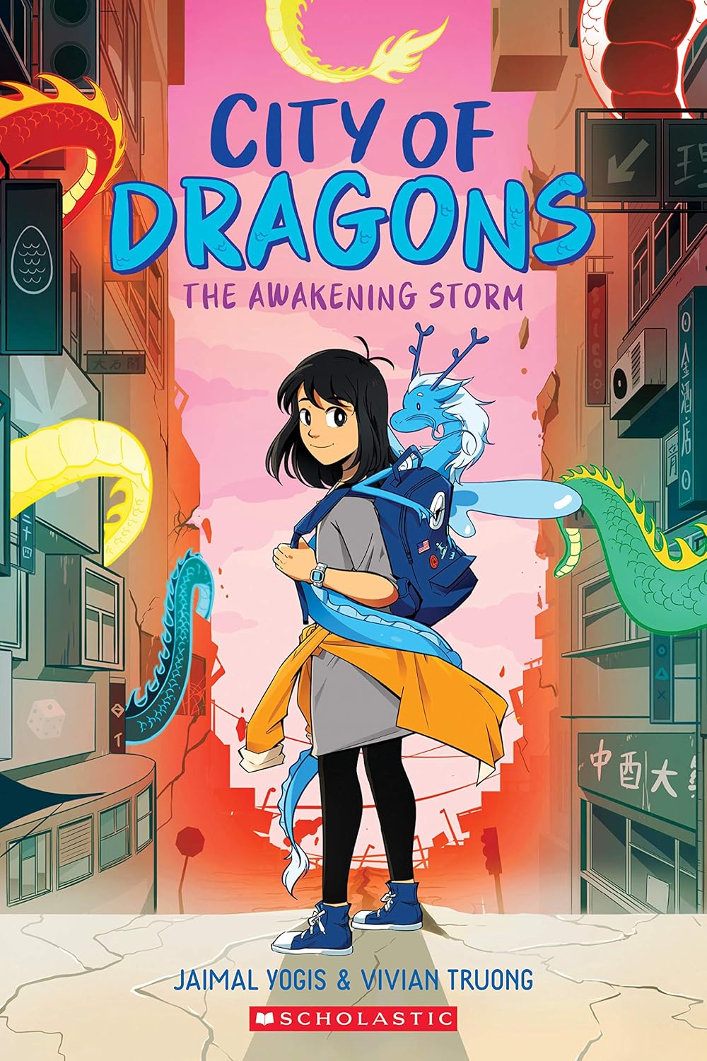 The Awakening Storm: A Graphic Novel (City of Dragons #1) - an exciting, fast-paced fantasy adventure for kids!
