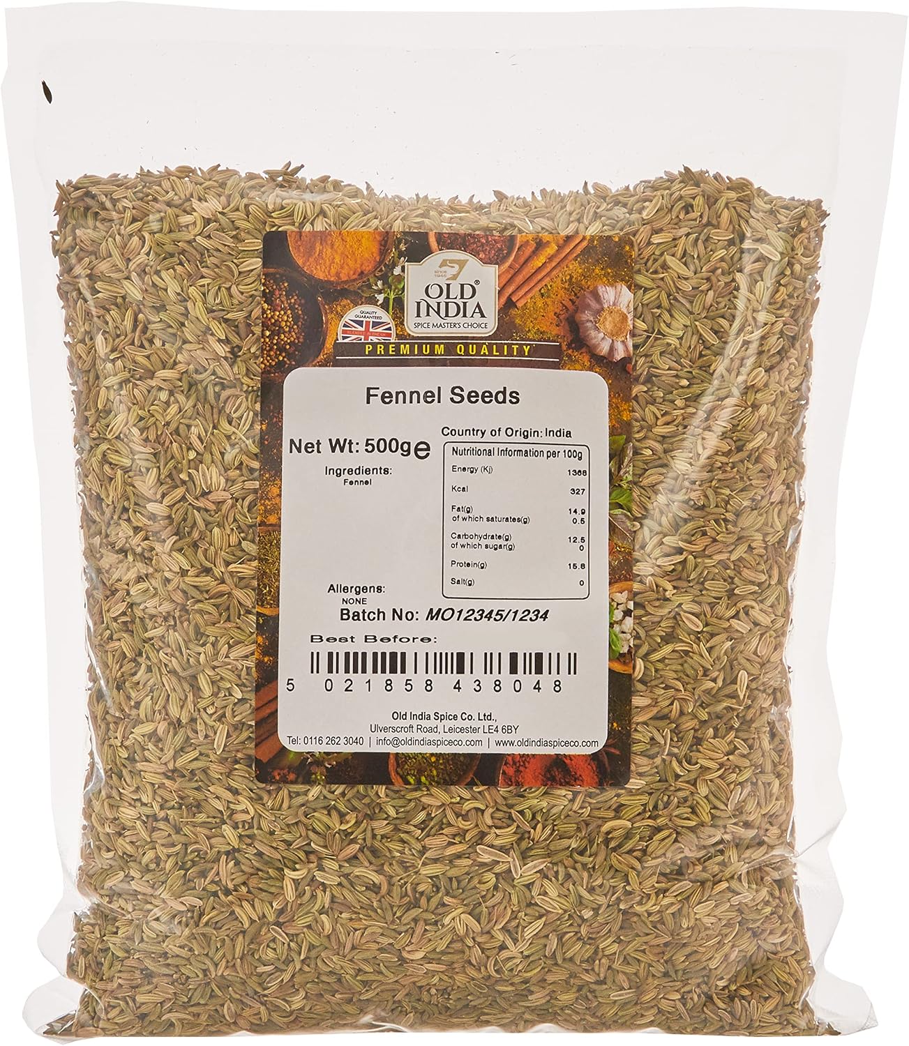 Old India Fennel Seeds 500g