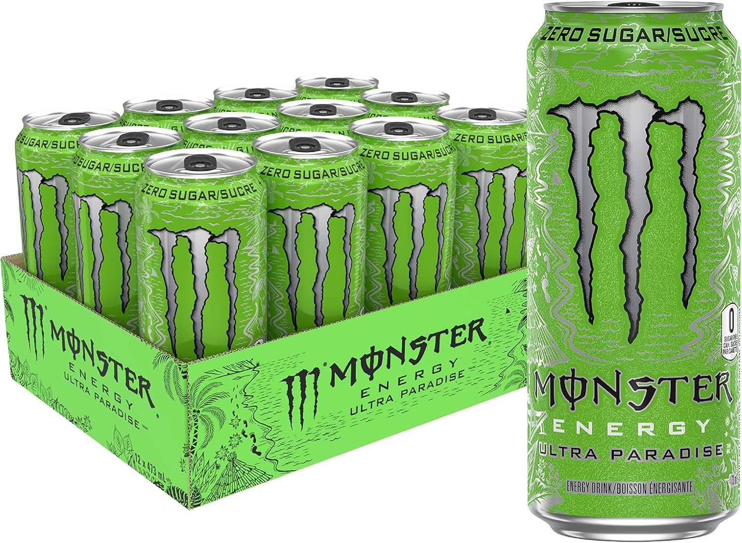 Monster Ultra Paradise Cans, 473mL, 12 Pack