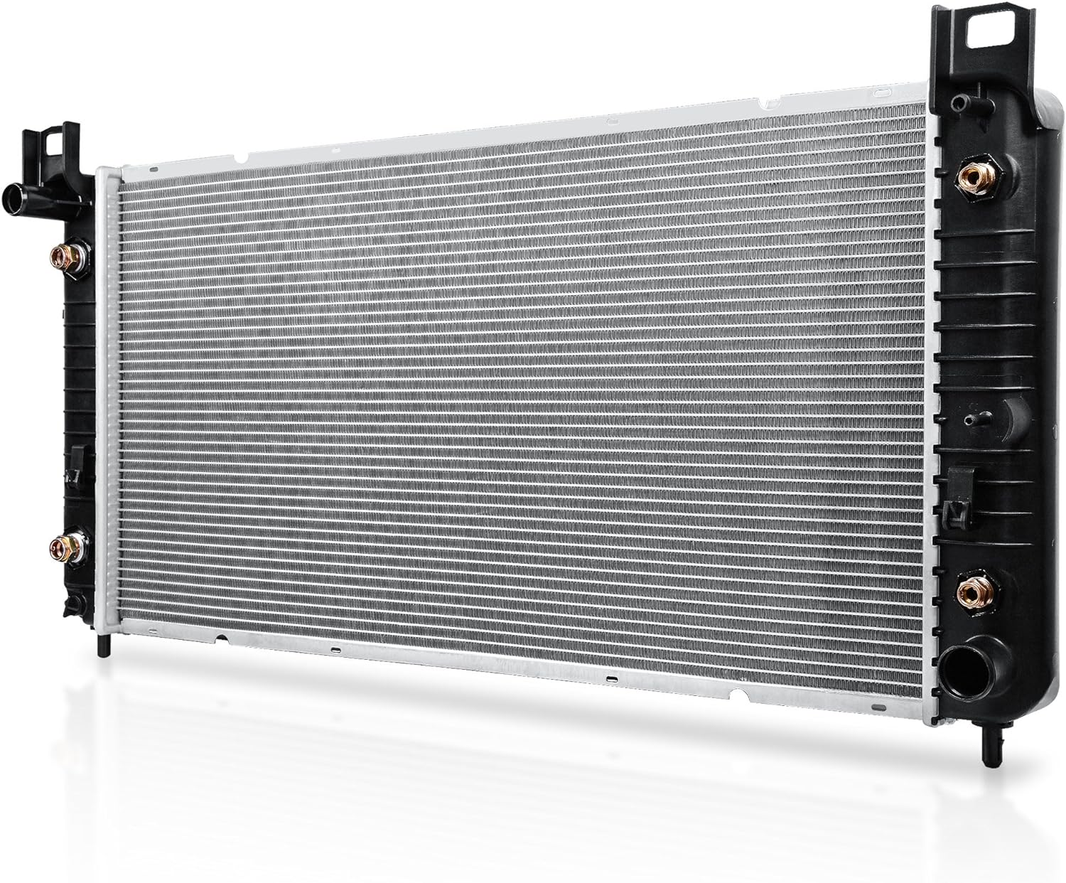 DWVO 34'' Core Radiator Compatible Compatible with Chevy Silverado Suburban GMC Yukon Sierra Tahoe Escalade Hummer H2 4.3L 4.8L 5.3L 6.0L 6.2L V8 DWRD1001
