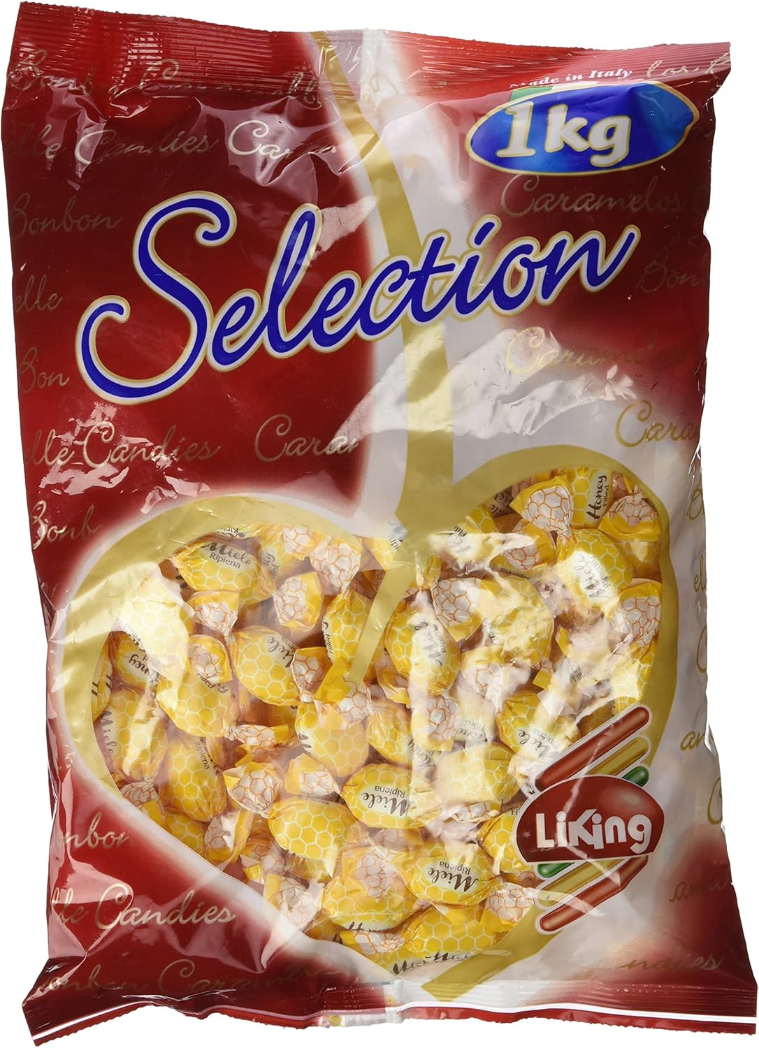 Liking Italian Sweets Honey Hard Candies 1 kg