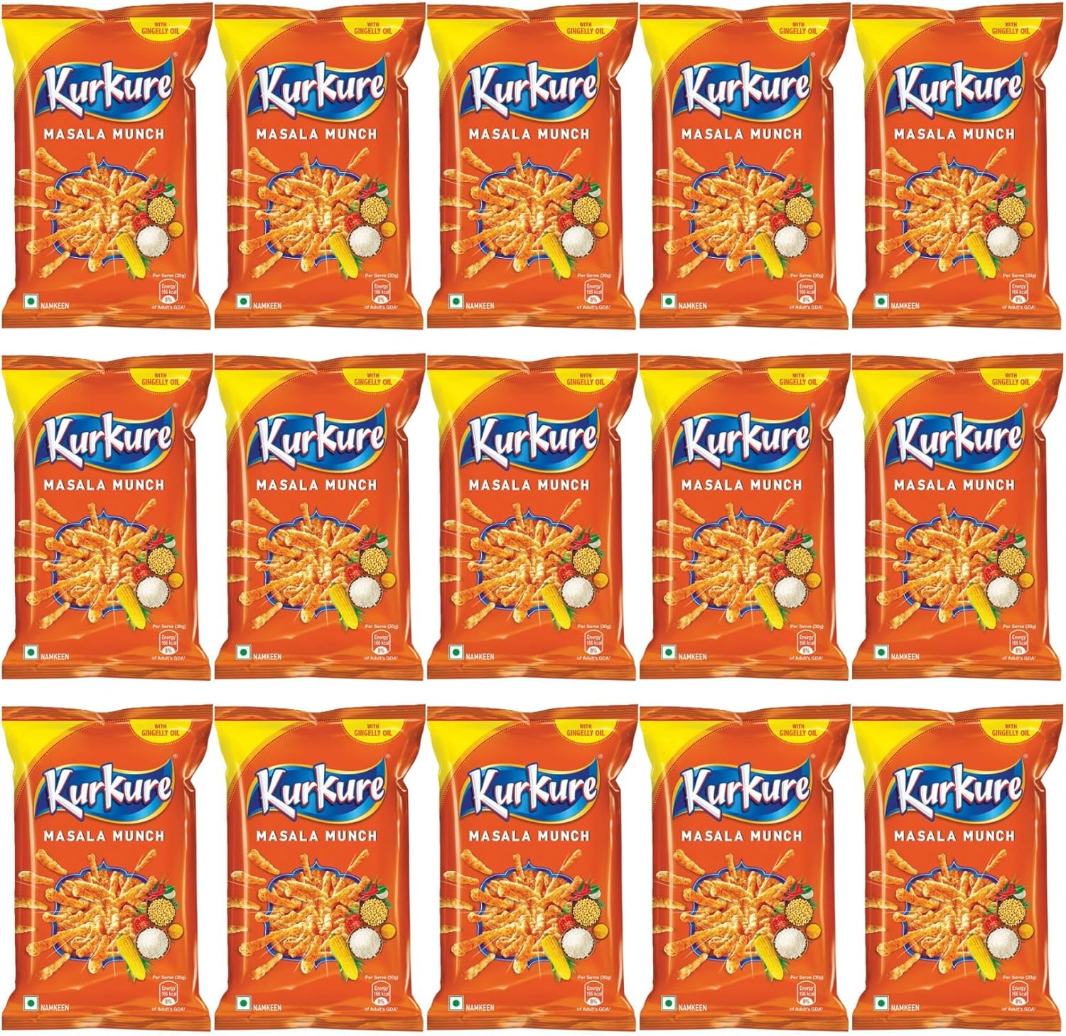 Kurkure Masala Munch 70g - Great combination of spice and crunch (15, Masala Munch)