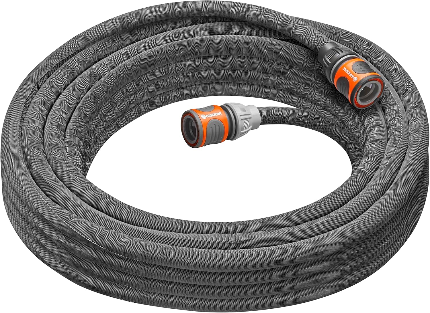 Gardena Liano Life Textile Hose 1/2 inch, 10m: Highly flexible textile garden hose, with PVC inner tube, no kinking, lightweight, weather-resistant (18440-20)