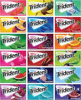 Niro Assortment | Trident Chewing Gum Sampler Gum Variety Pack | Assorted Trident Gum | Sugar-Free | 7 Assorted Flavors