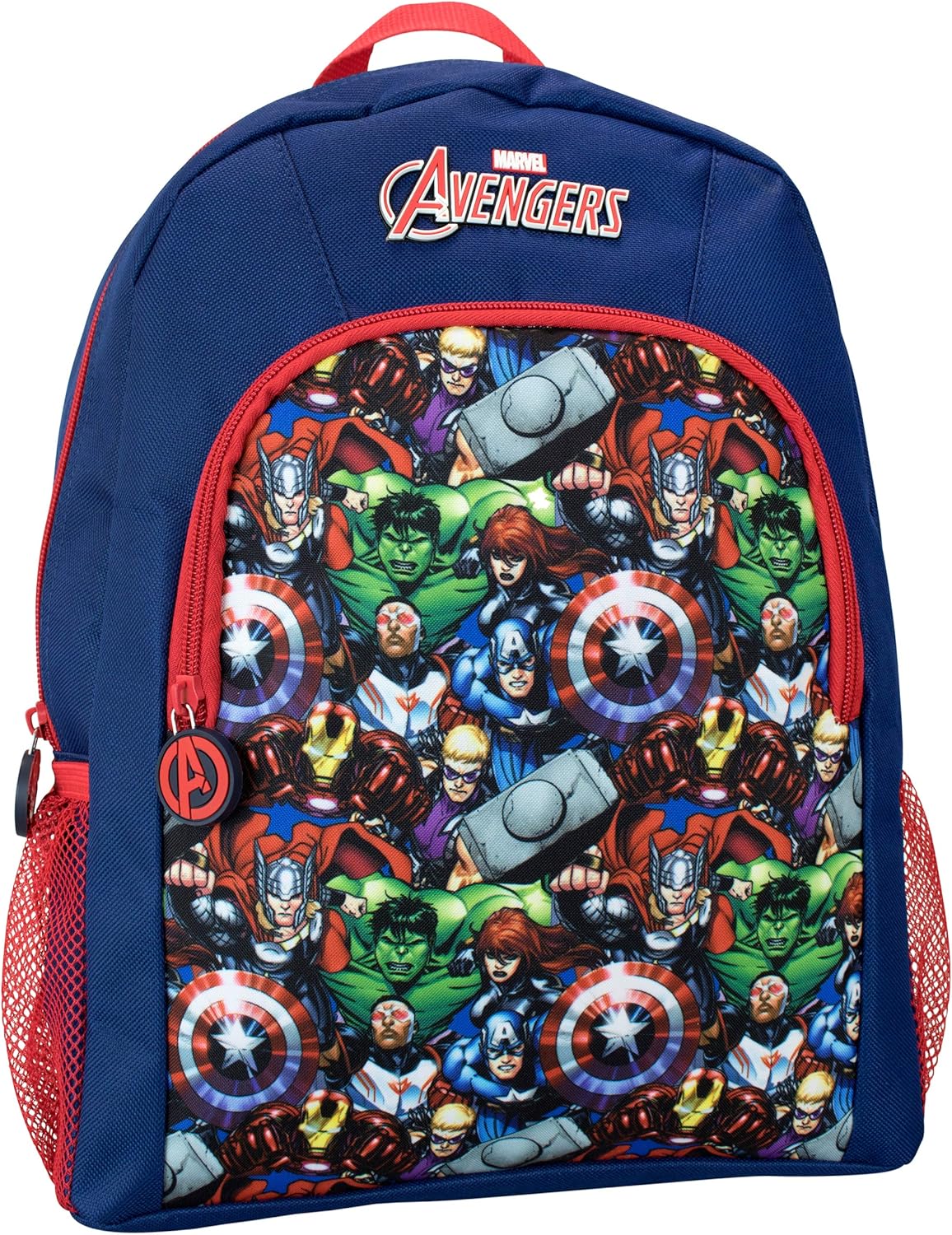 Marvel Backpack For Boys | Avengers Bag | Captain America And Hulk Backpack | Kids Backpacks | Blue One Size