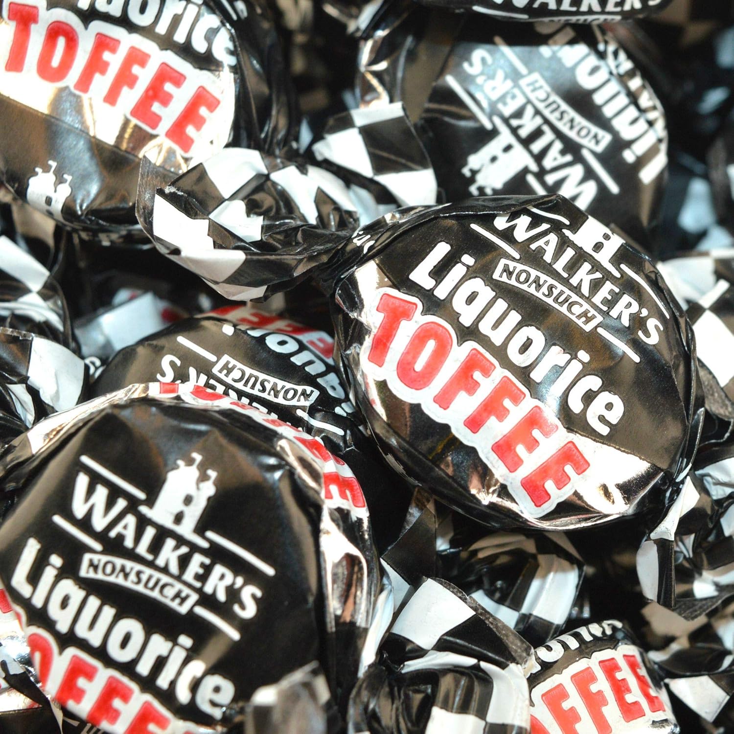Candy Walkers Liquorice Toffee Packet, 1 kg