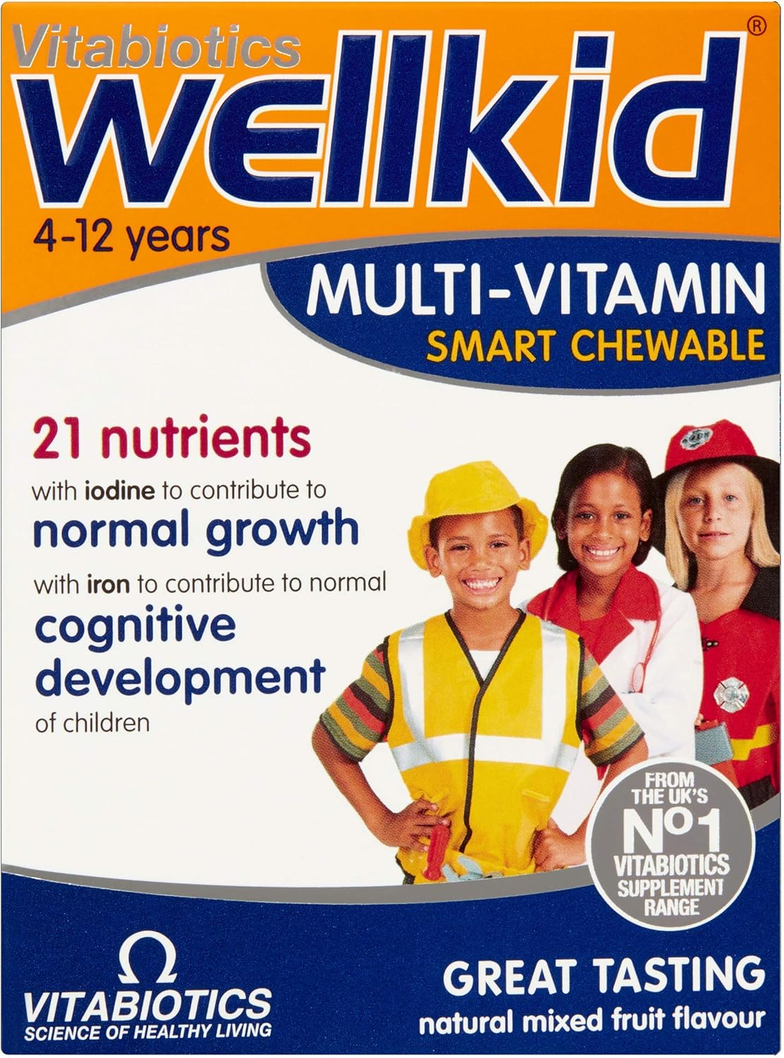 Vitabiotics Wellkid Multi-Vitamin Smart Chewable - 30 Tablets