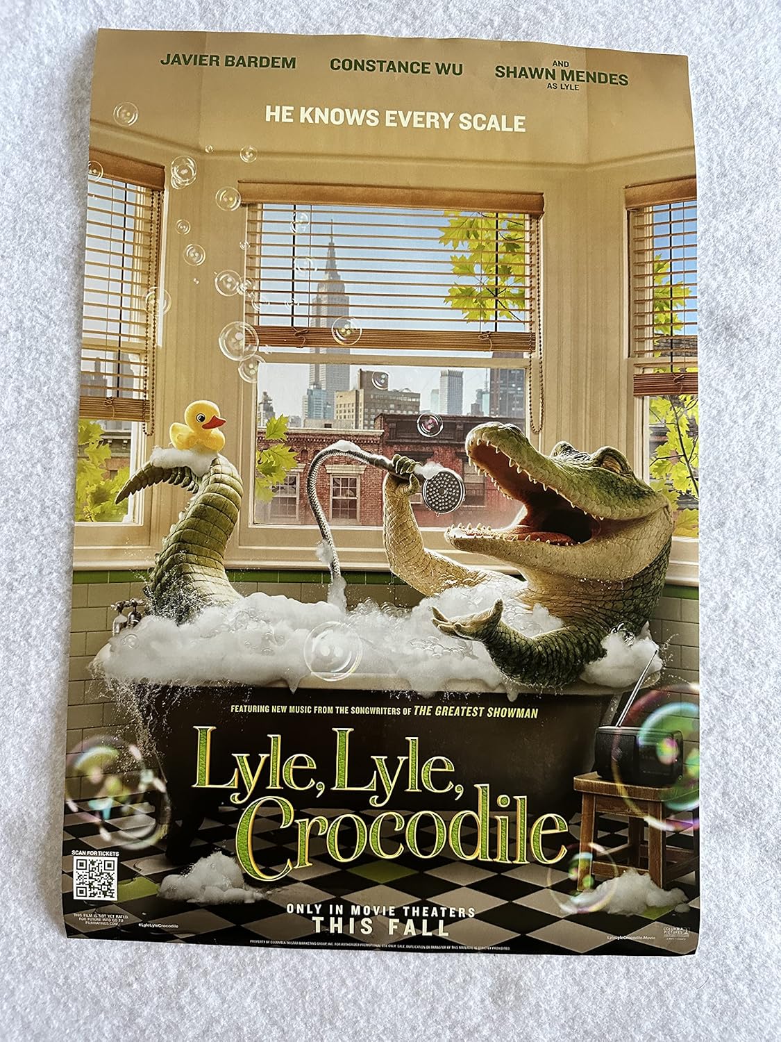 LYLE, LYLE CROCODILE - 27"X40" D/S Original Movie Poster One Sheet 2022