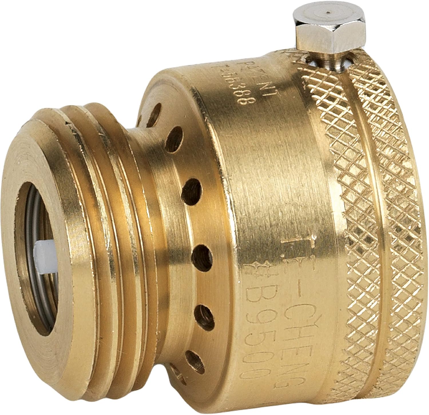 Homewerks VACBFPZ4B 0.75 in. Brass Male Hose Thread Vacuum Breaker