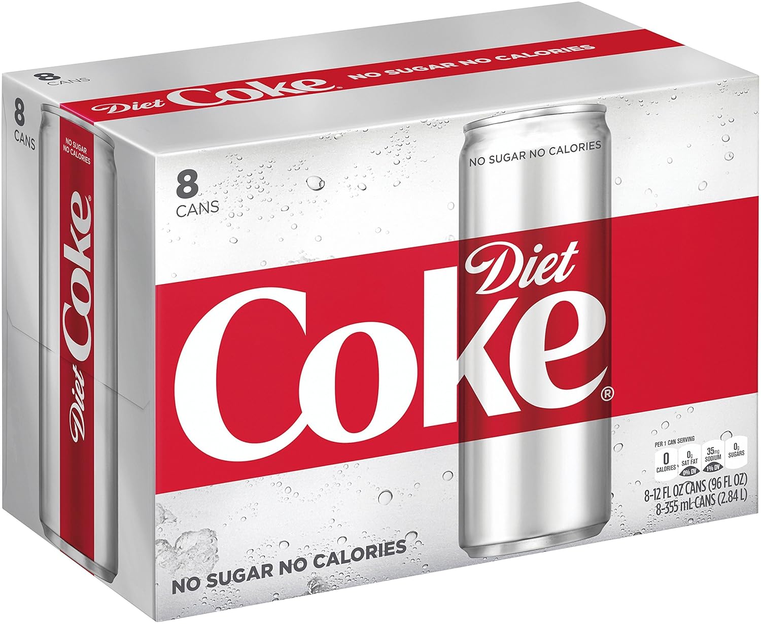 Diet Coke, 12 fl oz, 8 ct
