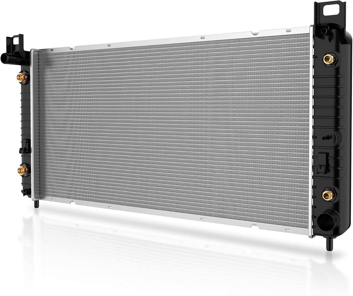 AUTOSAVER88 34'' Radiator Compatible with Chevy Silverado 2500 Suburban Avalanche GMC Yukon Sierra Tahoe Escalade Hummer H2 With TOC and EOC