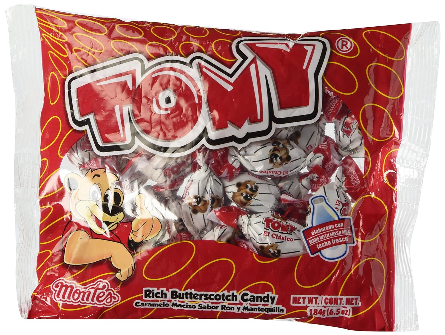 Montes Tomy Rich Butterscotch Hard Candy