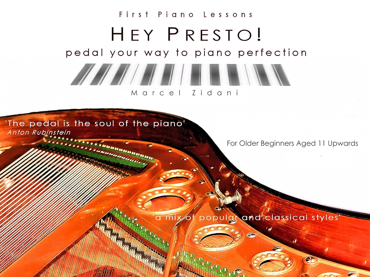 Hey Presto Adult Piano Method and Tutor Beginner Book For Adults And Kids 11+