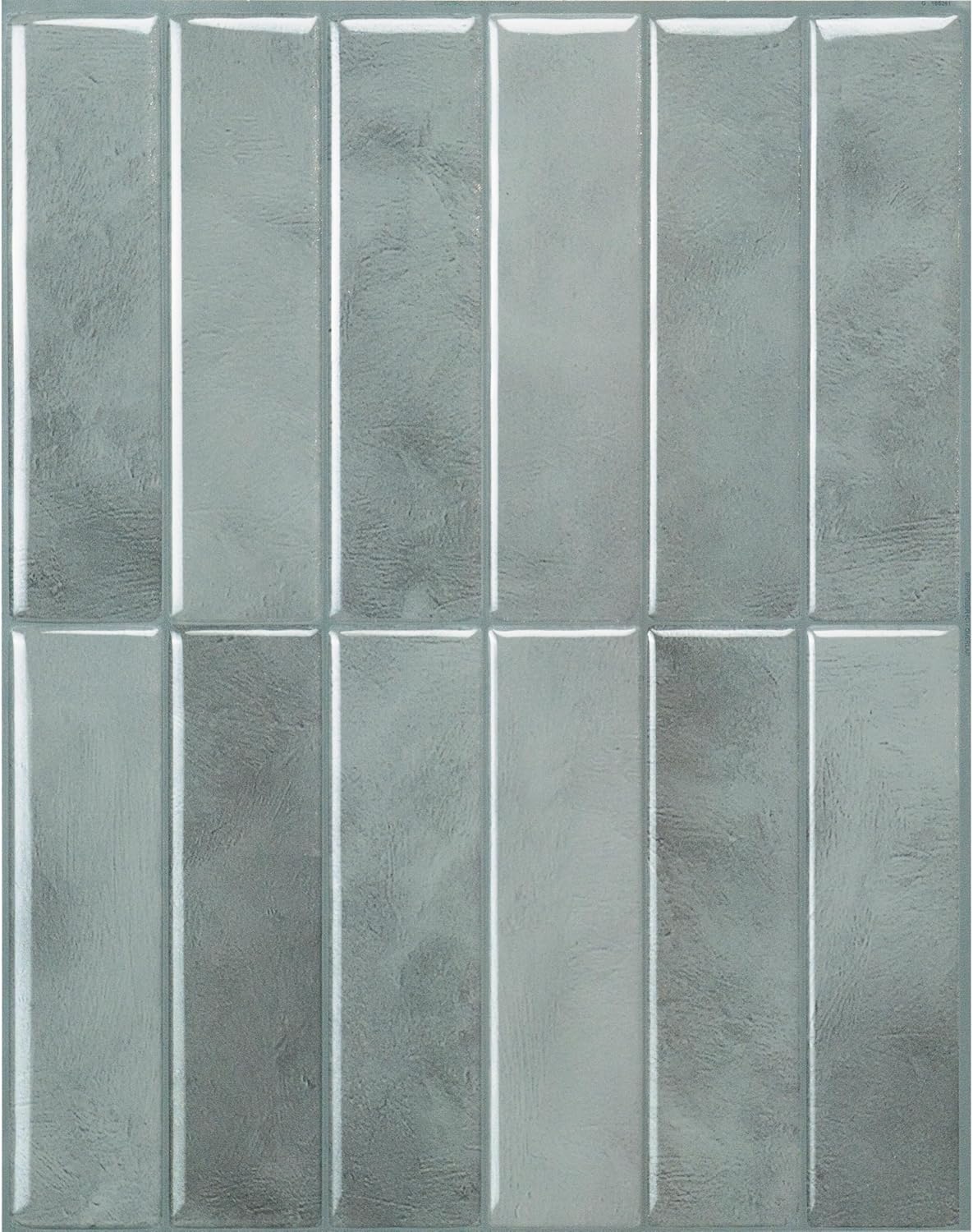 SMART TILES Peel and Stick Backsplash - 5 Sheets of 11.43" x 9" - 3D Adhesive Peel and Stick Tile Backsplash for Kitchen, Bathroom, Wall Tile