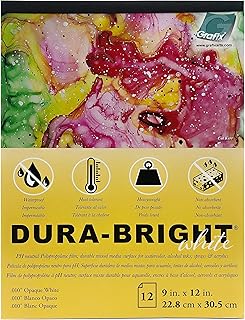 GRAFIX DURA-BRIGHT .010 9x12 12PGS, 9"X12" 12 Sheets/Pad