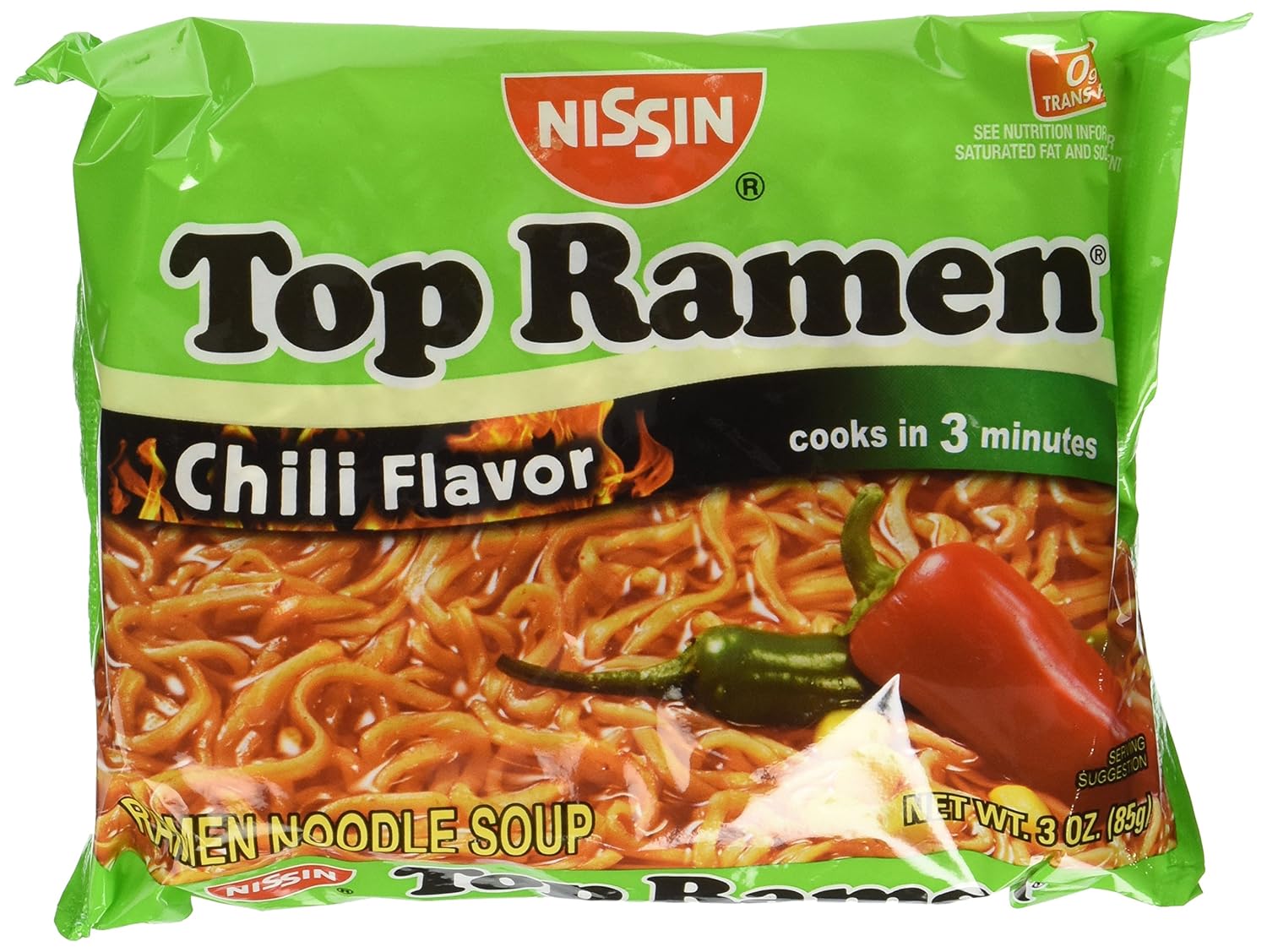 Nissin Chili Flavor Instant Soup, 3 Ounce (Pack of 24)