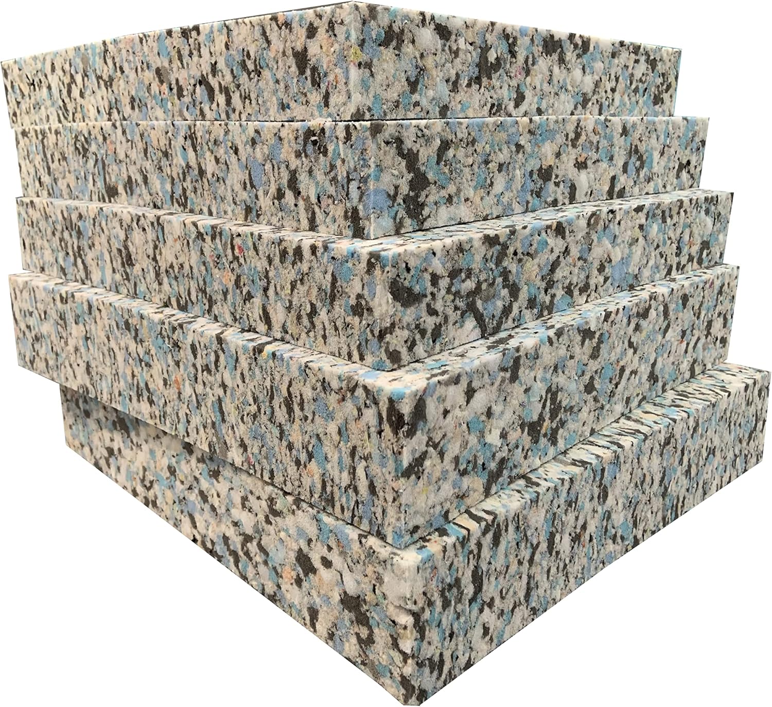 Extra Firm Foam Heavy Duty Cut To Size Recon foam 6lb CUT TO SIZE For Cushioning Bench Stool window seat pads sofa Replacement Pet Bed dinning floor mat wheel chair (3inch, 16 x 16)