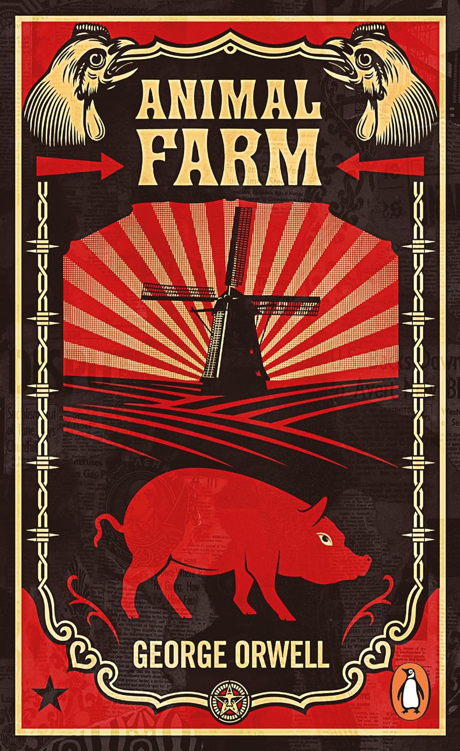 Animal Farm: The dystopian classic reimagined with cover art by Shepard Fairey: 94 (Penguin Essentials, 94)