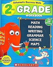 NEW 2018 Edition Scholastic - 2nd Grade Workbook with Motivational Stickers
