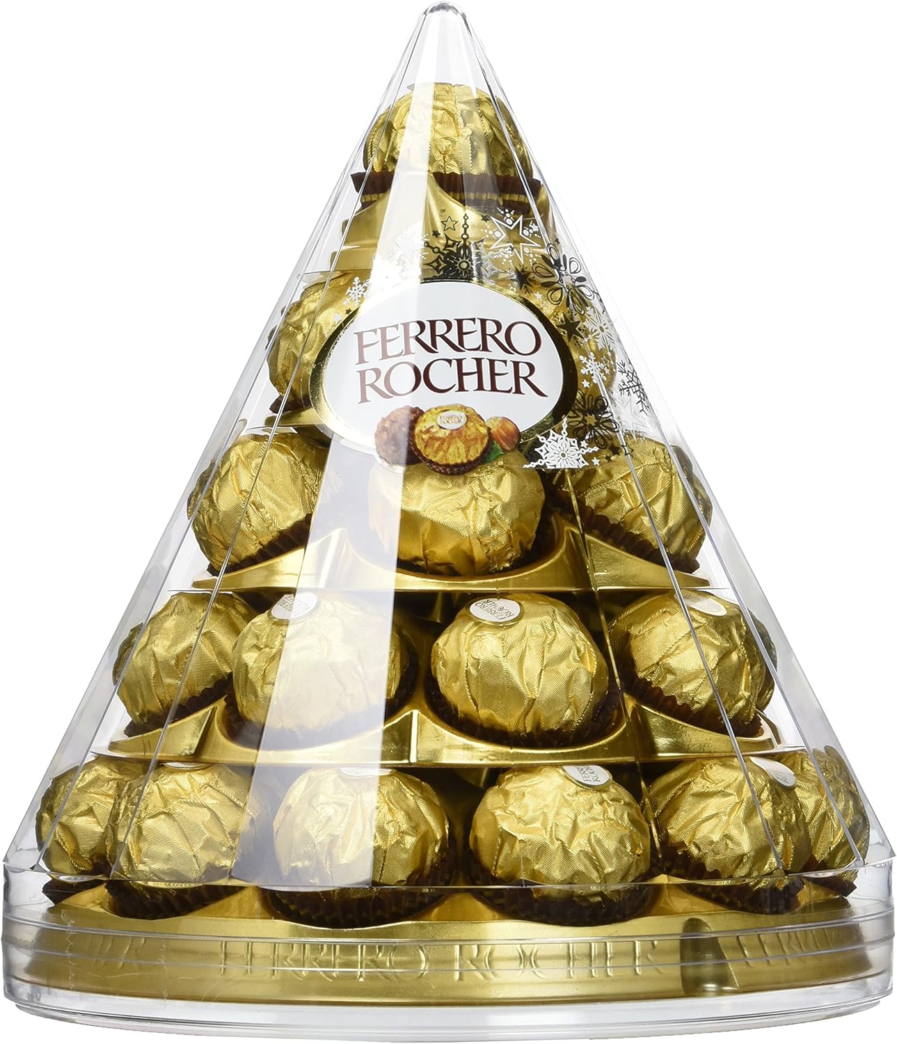 Ferrero Rocher Chocolate Gift Cone, 17 Chocolates, 212 g