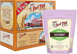 Bob's Red Mill Shredded Coconut (Unsweetened), 12-ounce (Pack of 4)