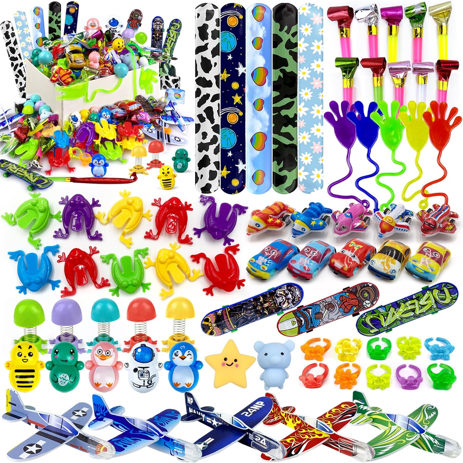 XIPEGPA 70PCS Party Favors Toy Assortment for Classroom Rewards Bulk Toys Birthday Party Toys Goodie Bag Filler Treasure Box Gifts for Boys and Girls
