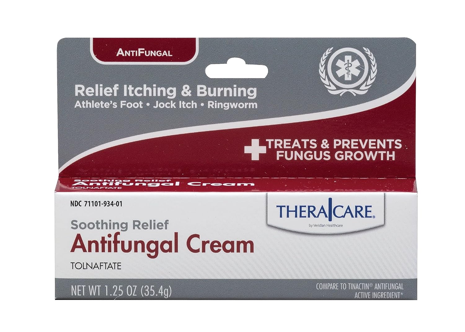 Thera|Care Antifungal Cream | Soothing Relief | Itching, Burning and Cracking Relief | 1.25oz