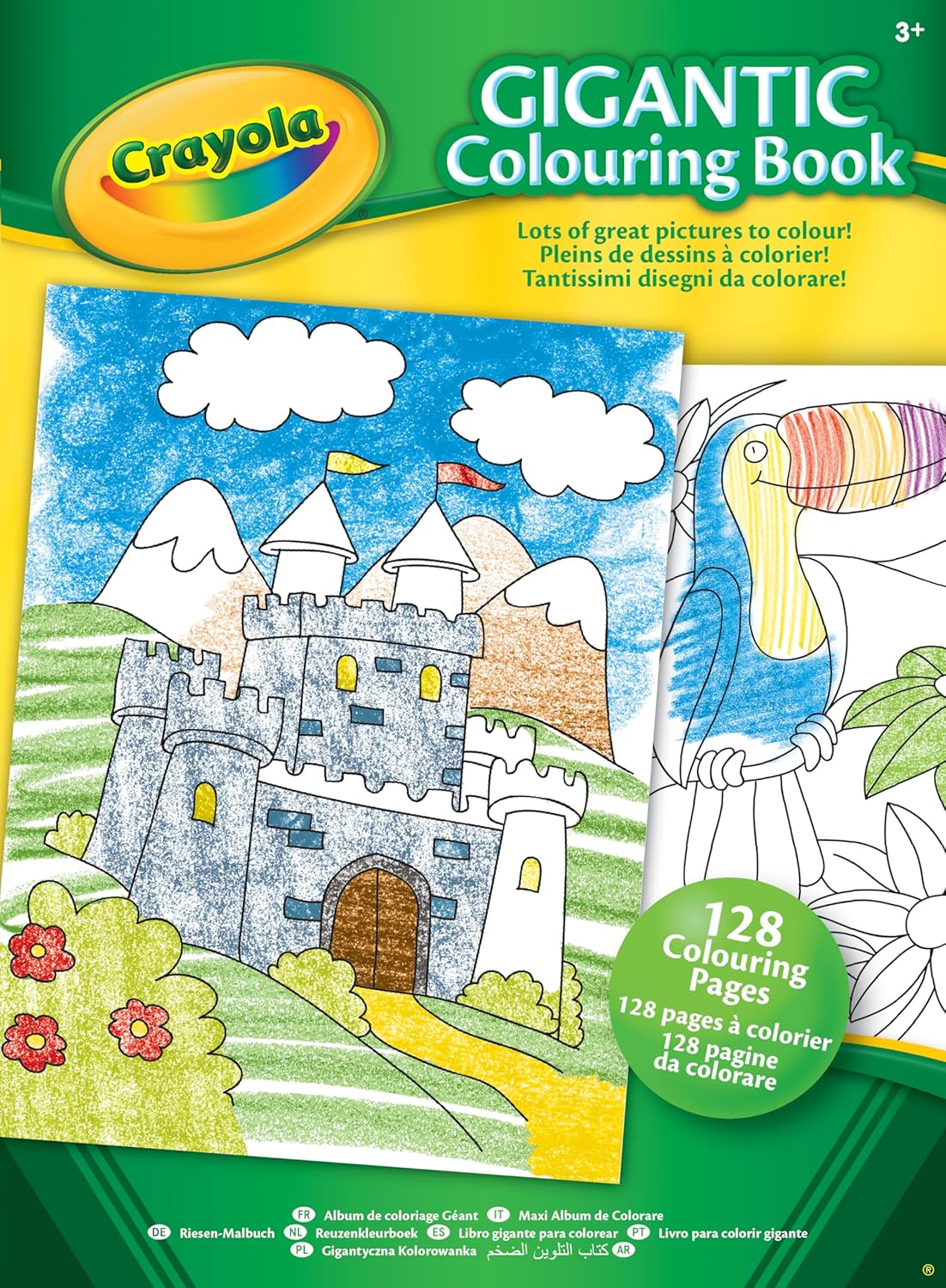CRAYOLA Gigantic Colouring Book | 128 A4 Pages of Colouring Fun | Ideal for Kids Aged 3+