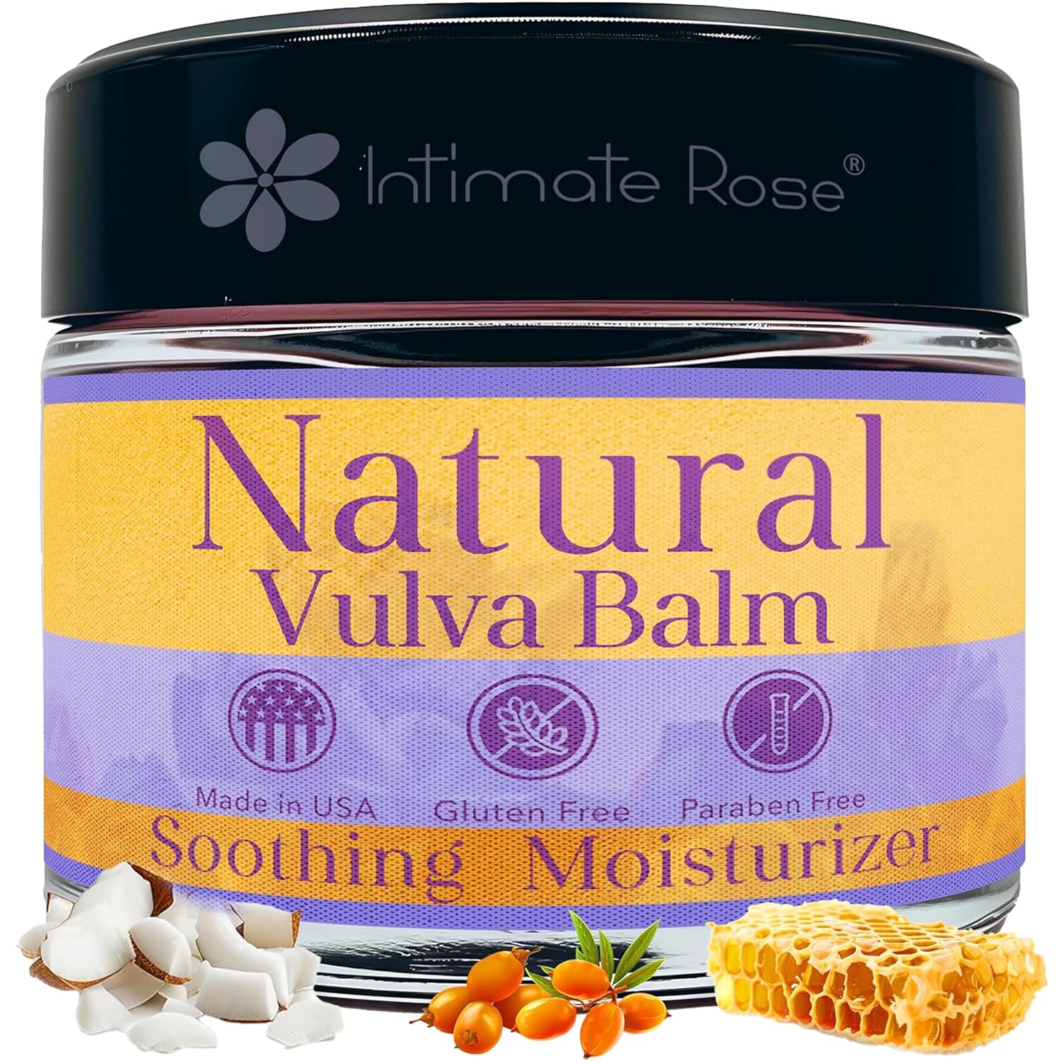 Vulva Balm & Organic Vaginal Moisturizer for Women - Hydrates and Soothes