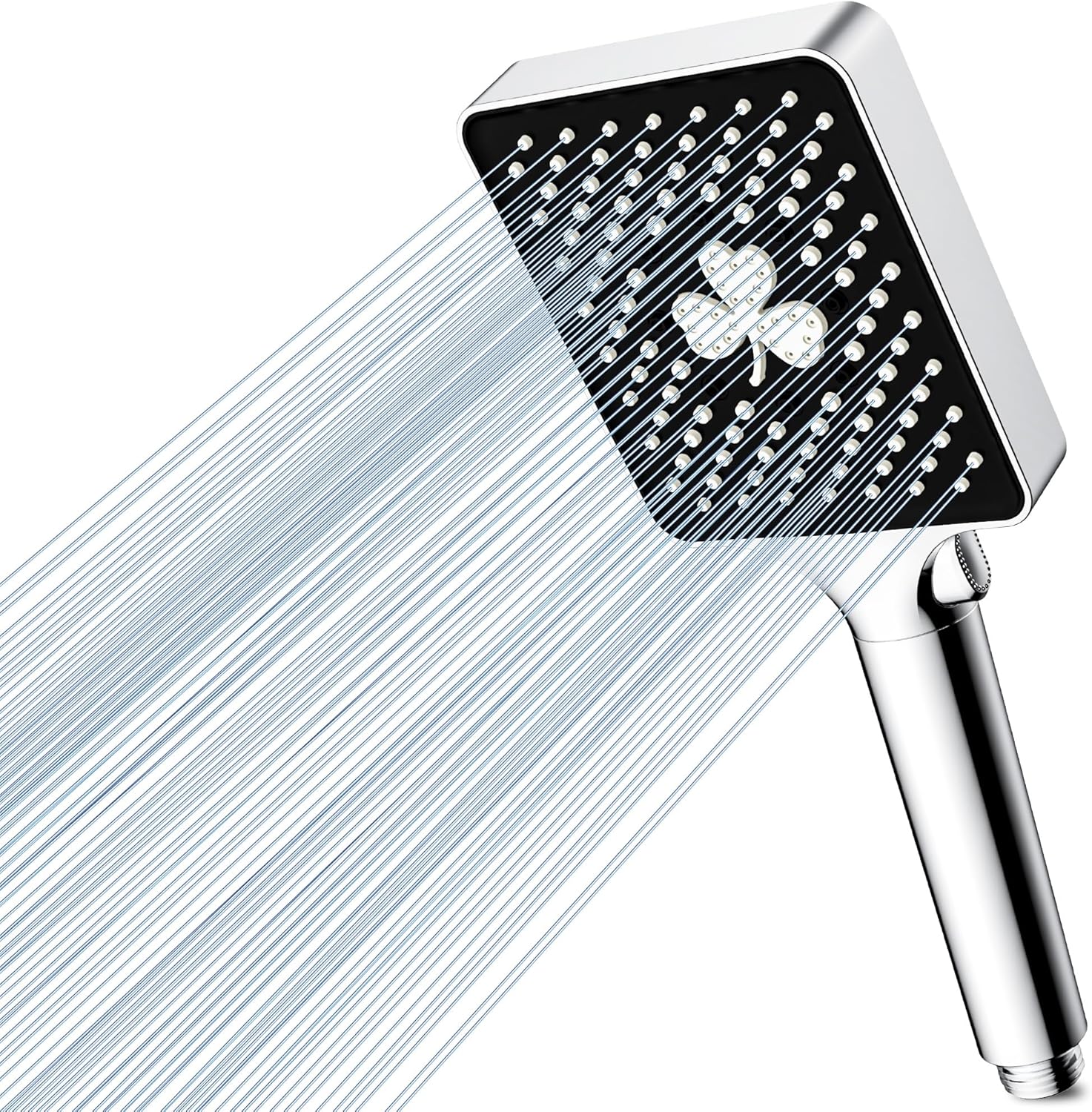 Magichome Shower Head High Pressure, Power Shower Head with 6 Modes, Universal Handheld Showerhead for Low Water Pressure