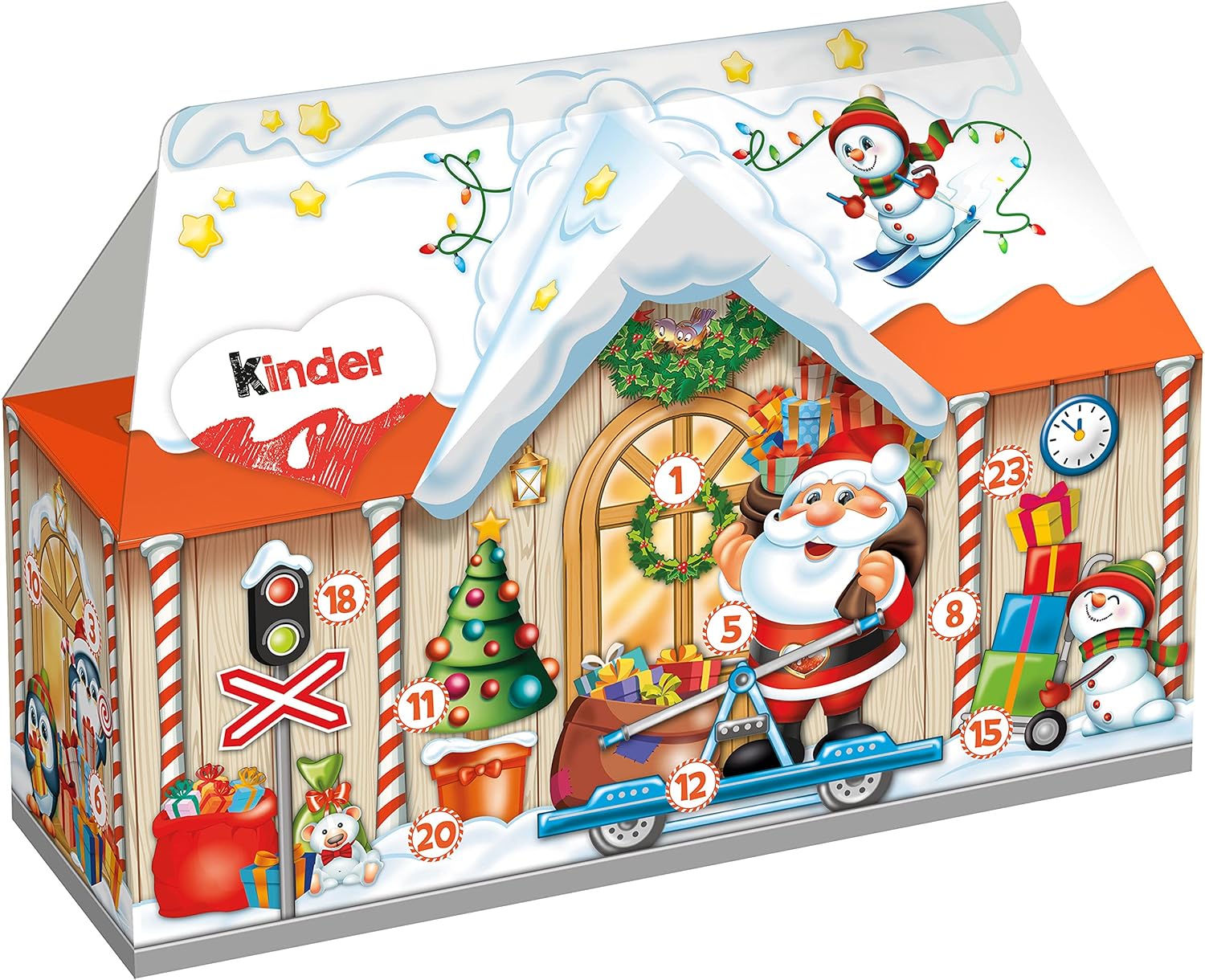 Ferrero Kinder Mix Advent Calendar 3D House - 234g