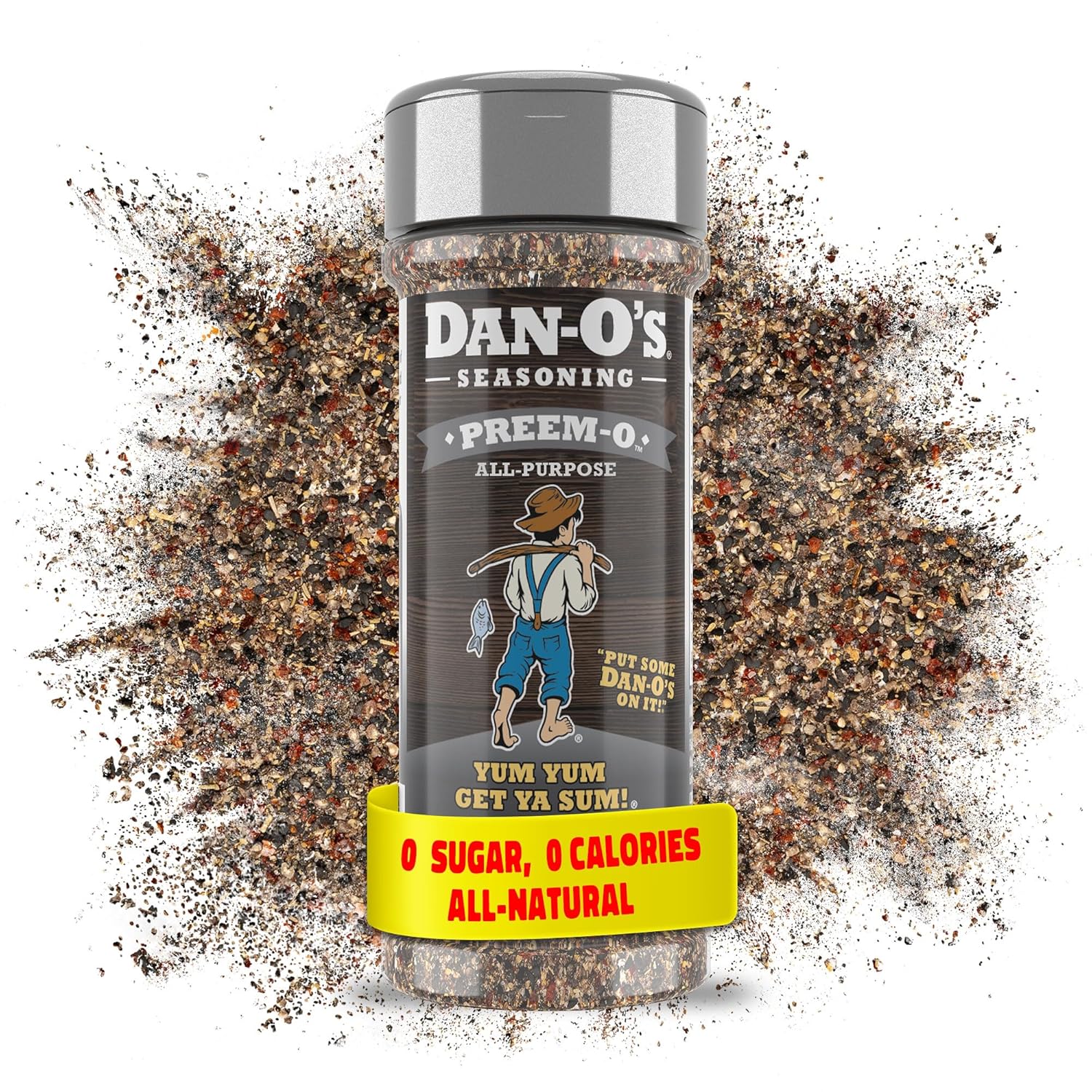 Dan-O's Preem-O™ Seasoning - Steak, Meats, Veggies - Premium Ingredients, All-Purpose, All-natural, Sugar Free, Zero Calorie - Perfect BBQ steak seasoning for grilling - Online Exclusive (2.5 oz)