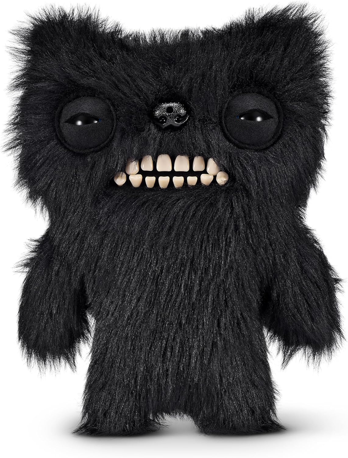 Fuggler Misfit Monsters 9-inch by ZURU, Funny Ugly Monster Plush Toy, Soft Doll Plushies for Kids and Adults (Mr Buttons & Screech - Pink & Blue)