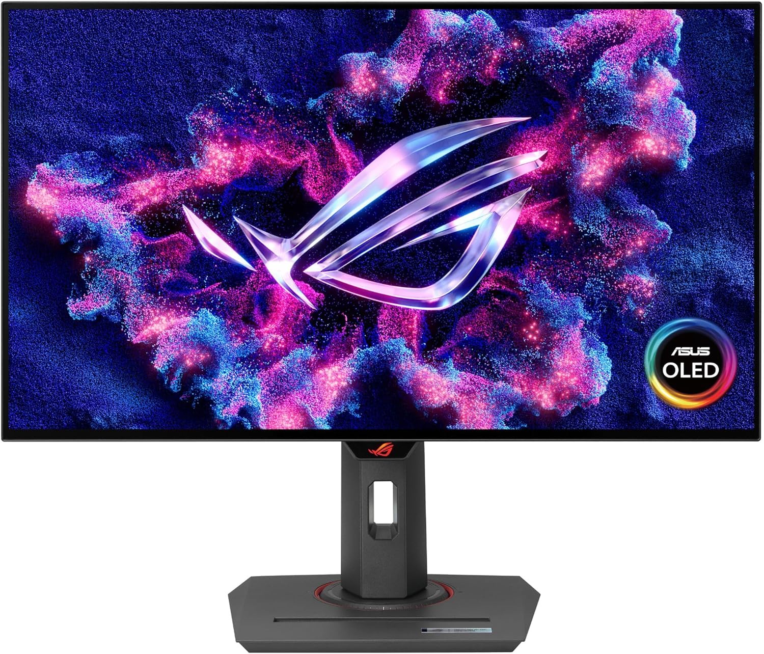 ASUS ROG Strix 27” 1440P OLED Gaming Monitor (XG27AQDMG) - QHD, Glossy OLED, 240Hz, 0.03ms, Custom Heatsink, Anti-flicker,Uniform Brightness, G-SYNC Compatible, 99% DCI-P3, DisplayWidget, 3yr warranty