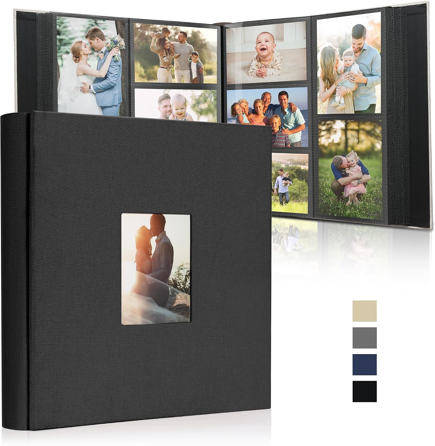 DazSpirit Photo Albums 6x4" 1000 Slip-in Pockets with Linen Cover