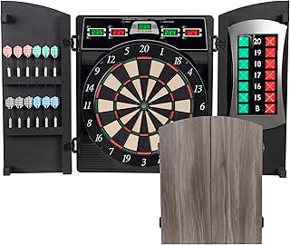 Arachnid Cricket Maxx 4.0 Electronic Dartboard Set, Black