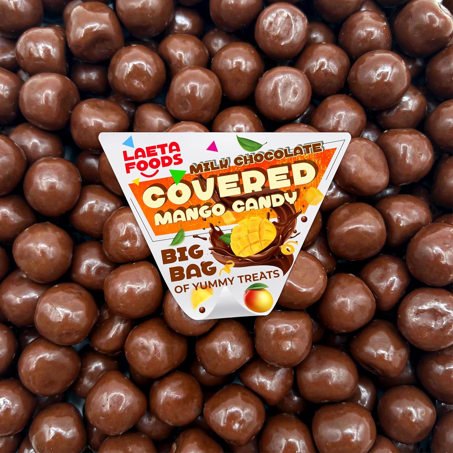 Milk Chocolate Covered Mango Candy (2 Pound Bag)
