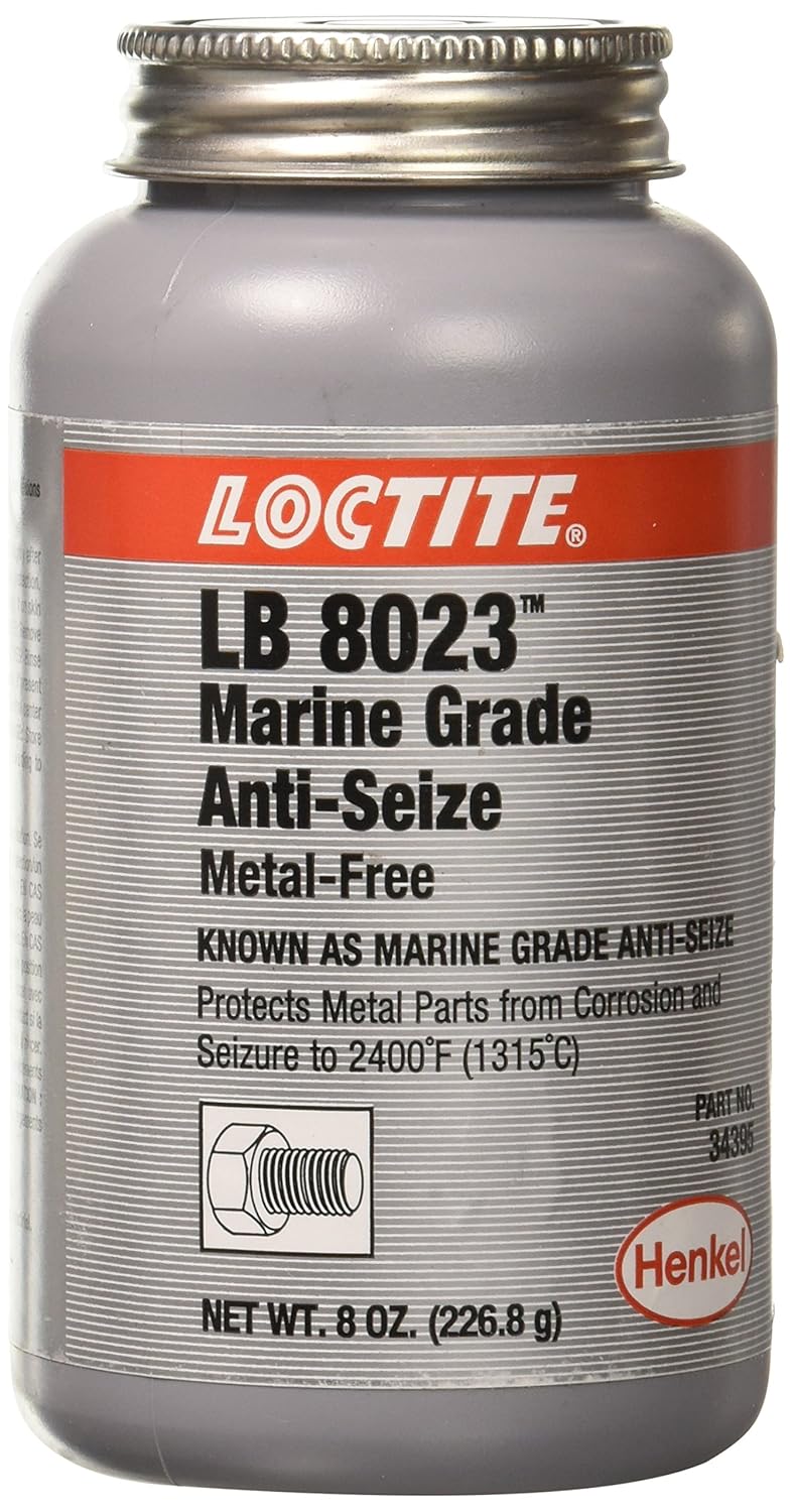 Loctite 299175 Paste Anti-Seize Lubricant, -20 to 2400 Degrees F Temperature Range, 8 oz Can (Pack of 1)