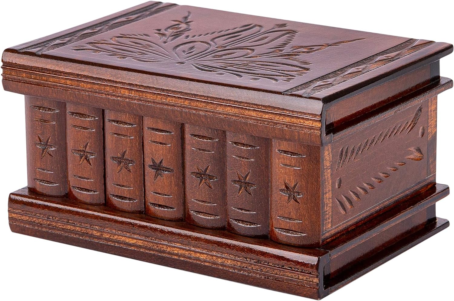 Puzzle Box, Secret Wooden Puzzle Box with Hidden Compartments for Money, Gift Card, Escape Room