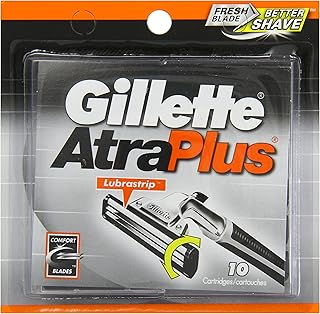 Gillette AltraPlus, 10 Count (Pack of 1), Black