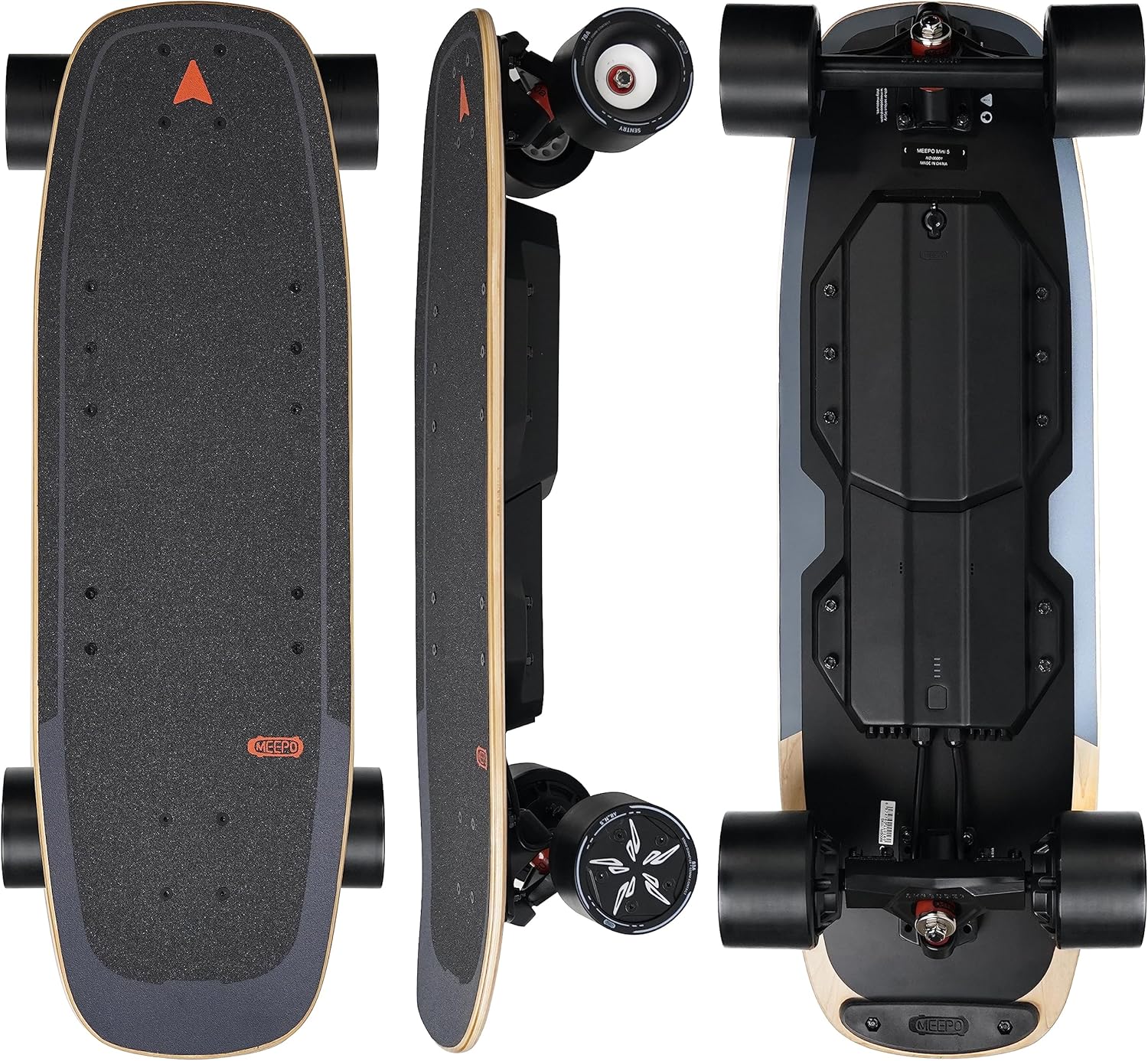 MEEPO Mini5 MINI3S Electric Skateboard with Remote, Up to 29 MPH Top Speed, 11 Miles Range,330 Pounds Max Load, Maple Cruiser for Adults and Teens