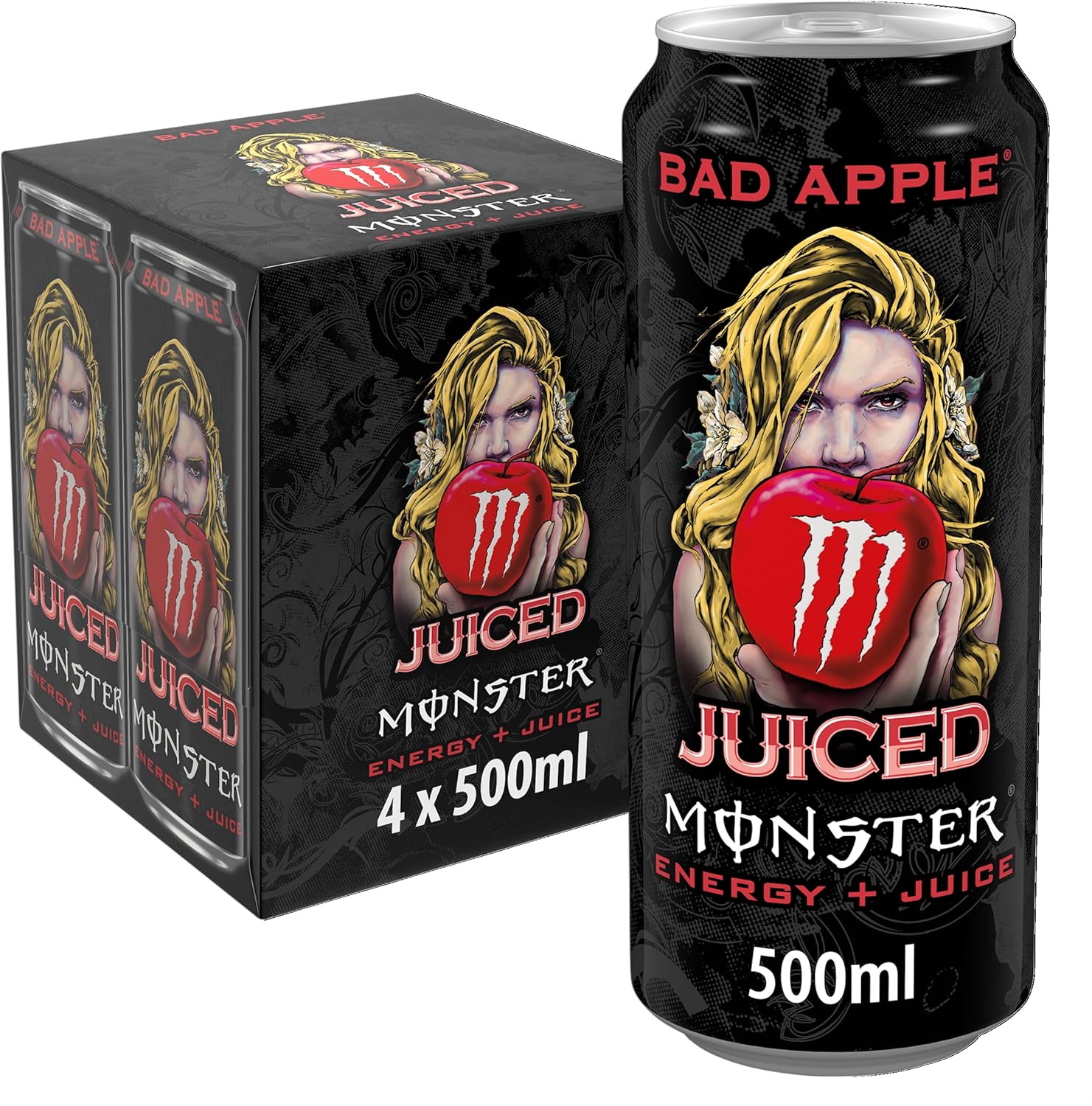 Monster Energy Bad Apple 4 x 500ml