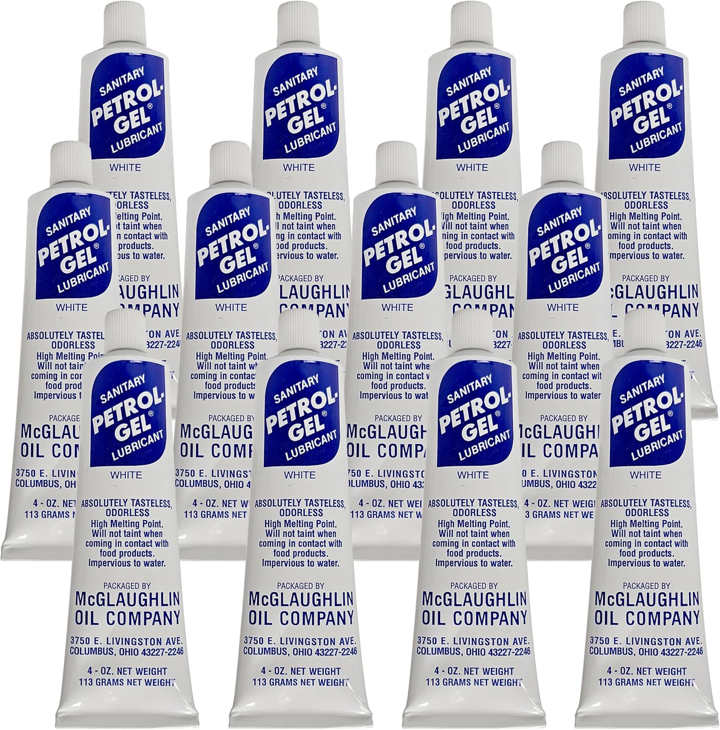 Food Grade Lubricant, 4 oz Bottle, 12 Pack