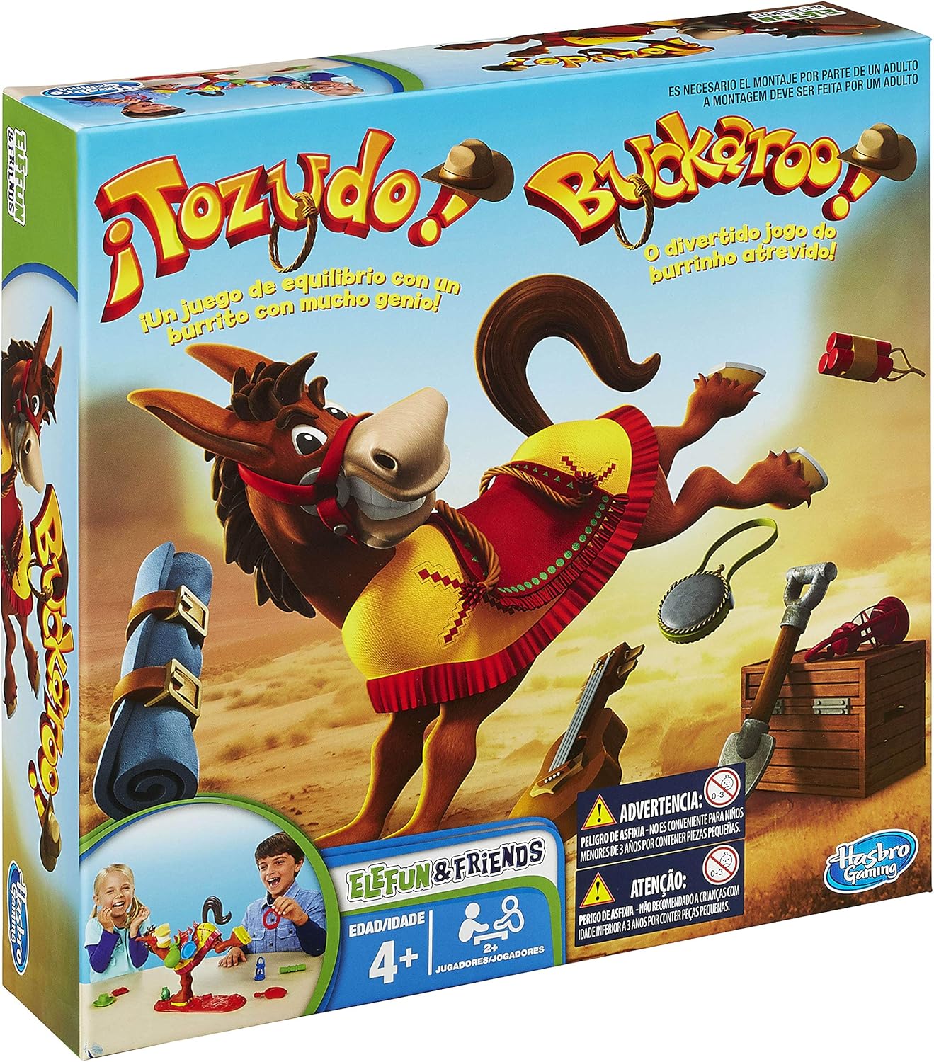 Hasbro Gaming Tozudo Board Game for Children from 4 Years