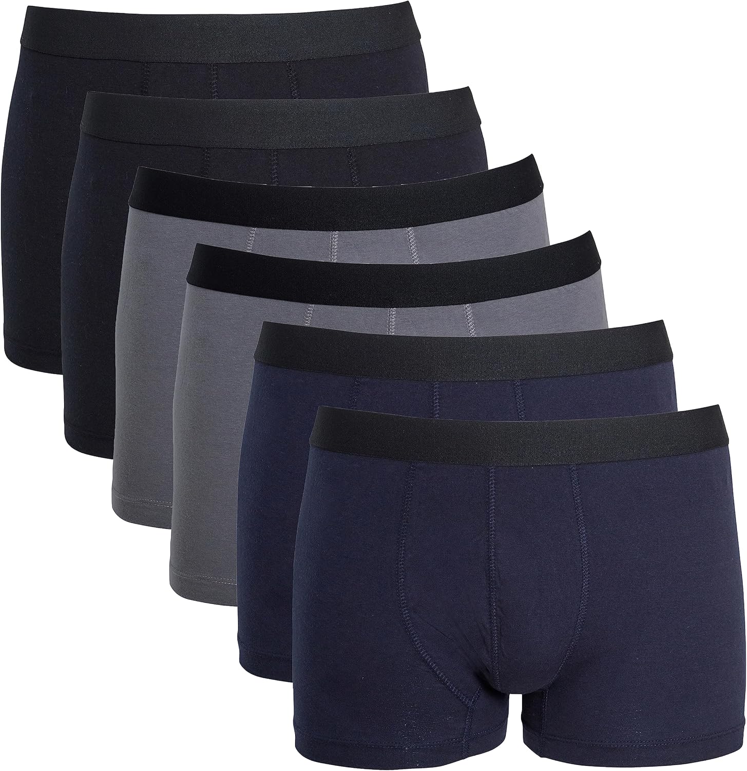 Sock Stack Pack Of 6 Mens Boxers Lycra Boxershorts Comfort Fit Underpants Waistband Boxer Short Underwear For Men MB03