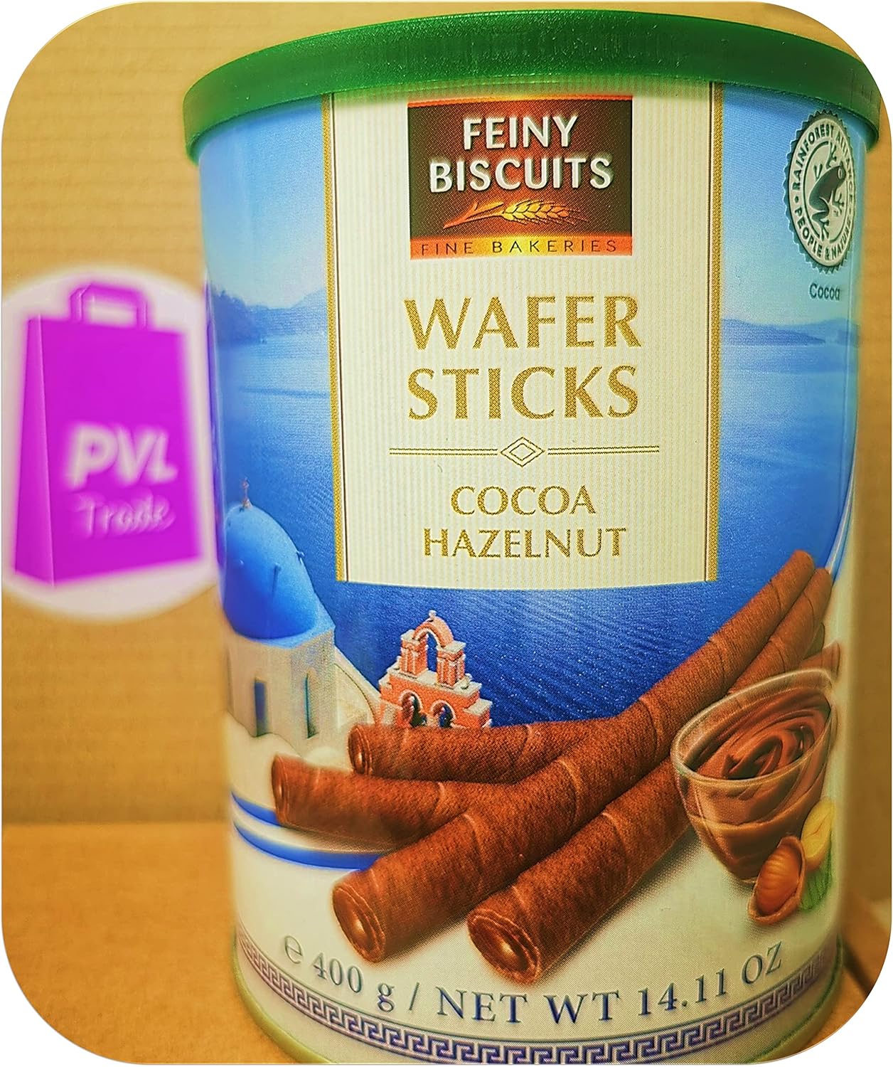 Wafer Rolls with Hazelnut & Cocoa Cream 400g