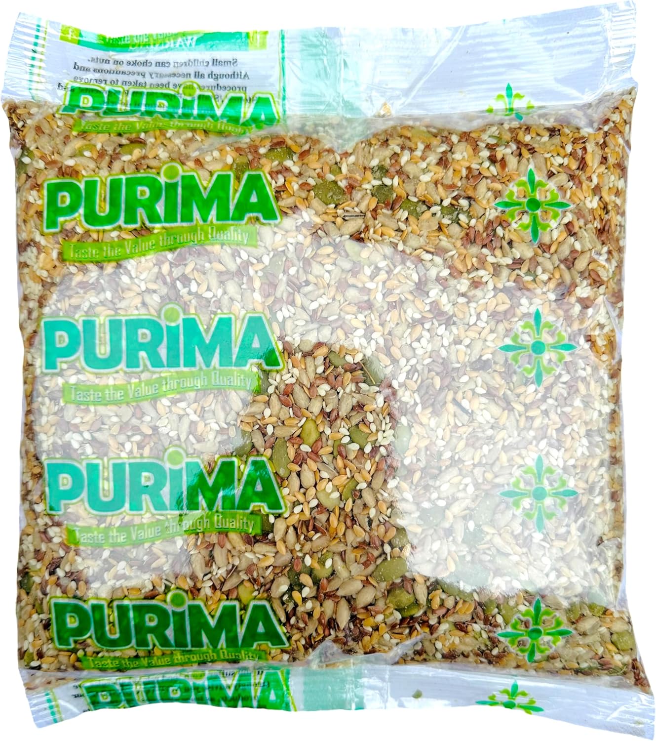 Mixed Seeds 1kg – Omega Seed Mix Fresh Blend of 5 Seeds Pumpkin Sunflower Golden Linseed Brown Flaxseed Sesame Raw Natural Bulk for Humans Eating Breakfast Cereals Porridge Bread Making Baking