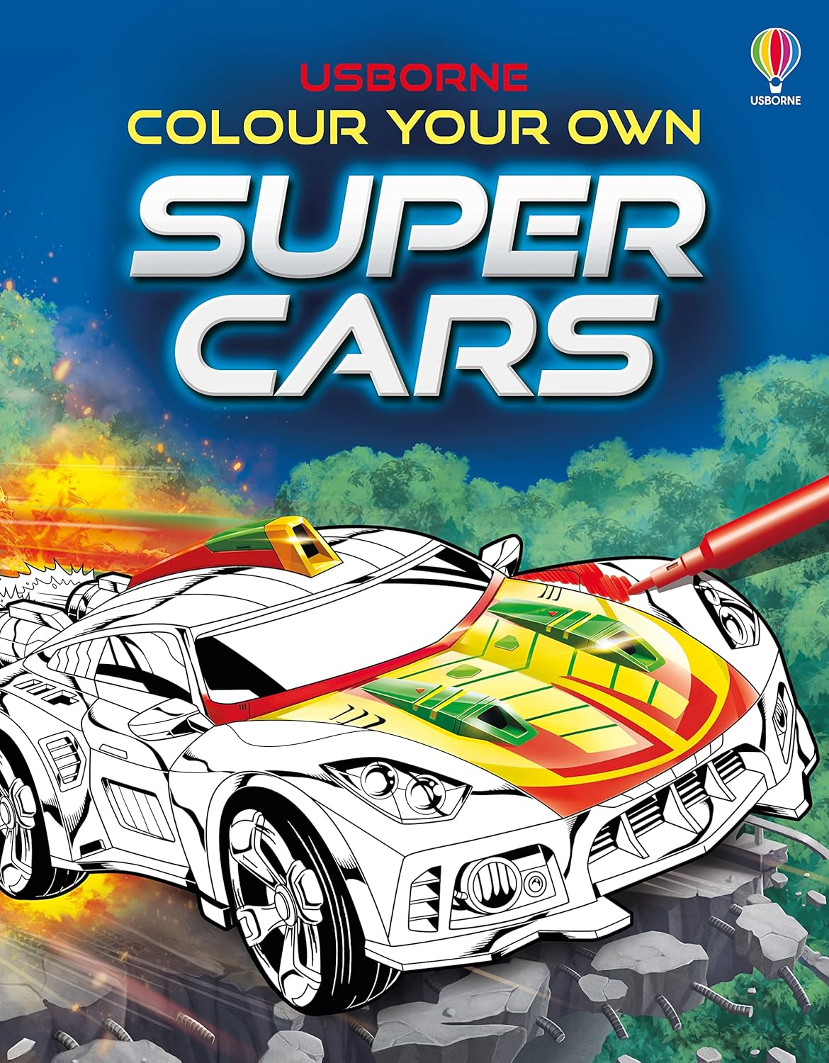 Colour Your Own Super Cars (Colouring Books)