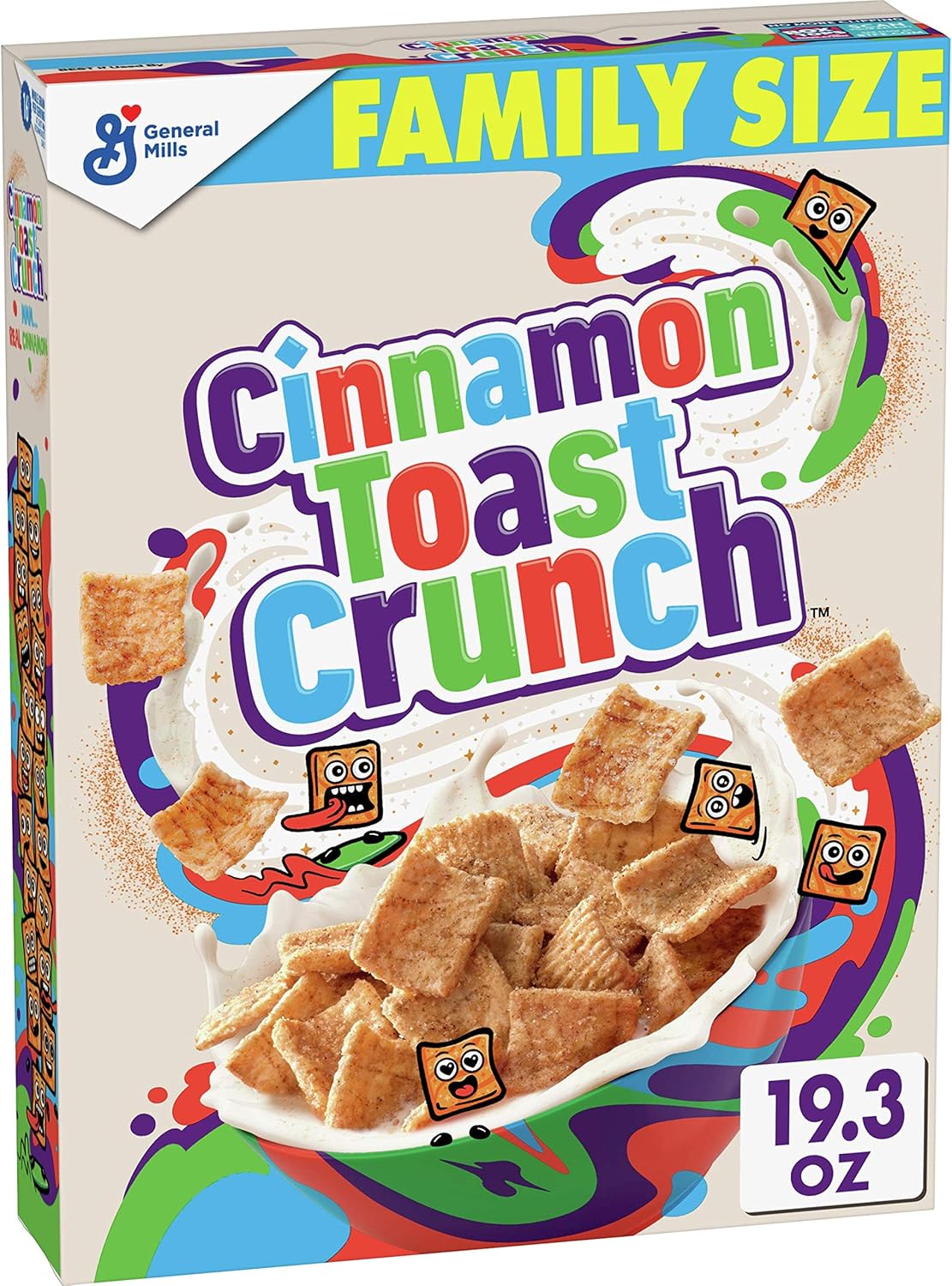 Cinnamon Toast Crunch, Cereal, with Whole Grain, 19.3 oz